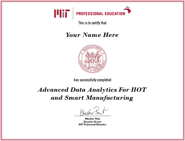 Advanced Data Analytics cert image