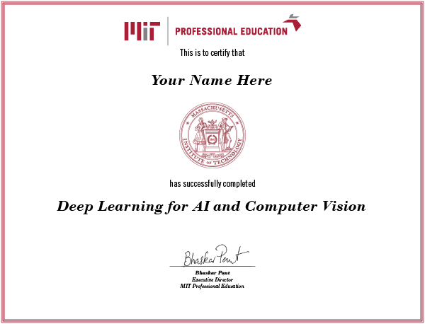 Deep Learning for AI cert image